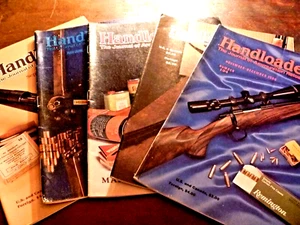 Vintage Handloader Journals 1980's 5 issues - Picture 1 of 8