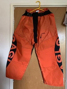 Adlerhockey Inline Rollhockey Senior XS orange schwarz Hose Hose Schlittschuhe - Bild 1 von 9