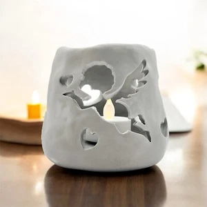 Cherub Angel Cupid Candle Holders | Valentines Day Gift | Handmade Home Decor  - Picture 1 of 4