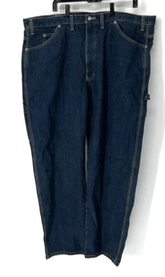 Dickies NWT carpenter jeans men’s 44X32 Dark Wash Denim Work - Image 1 of 4