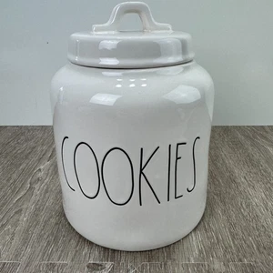 Rae Dunn Magenta Artisan Collection COOKIES Canister Jar w/ Lid 8" - Picture 1 of 7