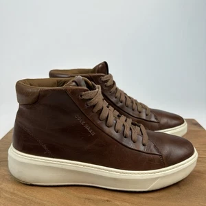 Para Hombres Cole Haan GrandPro Topspin Castaño Marrón Cuero Medio Tenis Zapatos Talla 7 - Imagen 1 de 8