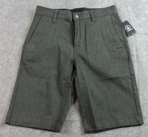 Volcom Mens 28x10 VMonty Stretch 22 Charcoal Heather Stretch Board Shorts NEW - Picture 1 of 15