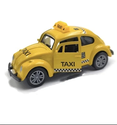 1:32 Alloy Metal Vintage Taxi Retro Model Opening Doors & Pull-Back Action  - Image 1 of 3