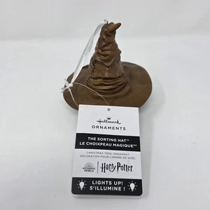 Hallmark Adornos Harry Potter El Sombrero Clasificador Iluminar Navidad Mago - Imagen 1 de 8