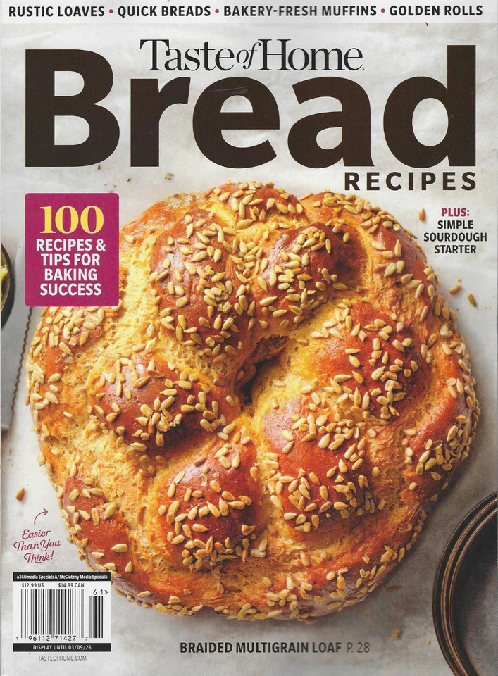 Taste of Home Magazine Bread Recipes 2026 - Image 1 of 1