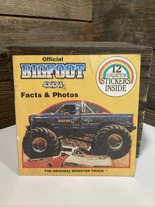 Official Bigfoot 4x4x4 Sticker Book The Original Monster Truck VTG NO Stickers - Picture 1 of 4