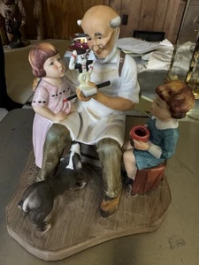 Norman Rockwell Collector's Club 1980 The Toymaker Porcelain Figurine - Picture 1 of 5