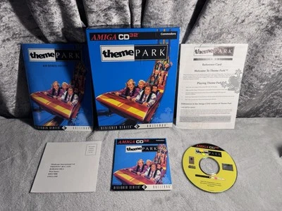 Commodore Amiga CD32 Theme Park Complete In Big Box PAL UK   - Image 1 of 4