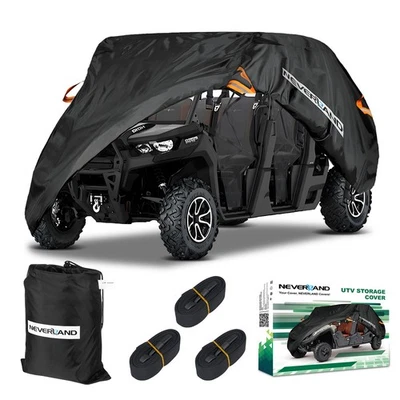 Utility Vehicle Cover 300D Heavy Duty Waterproof For Polaris Ranger crew XP 1000 - Image 1 of 4