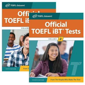 ETS Official TOEFL iBT Tests Prep Savings Bundle Volume 1 + Volume 2 - Imagen 1 de 1