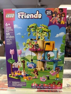 ¡JUEGO DE 6! LEGO Friends Gato Fiesta de Cumpleaños Casa del Árbol 42666 ¡Nuevo! Foto 1 de 3