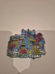 Las Vegas Gummi Hotel Werbung Kühlschrank Magnet - Bild 1 von 6