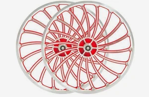 BMX Bicycle 20” Alloy 18 Spoke Sport Rim Red Wheelset XPEDITE - Picture 1 of 1