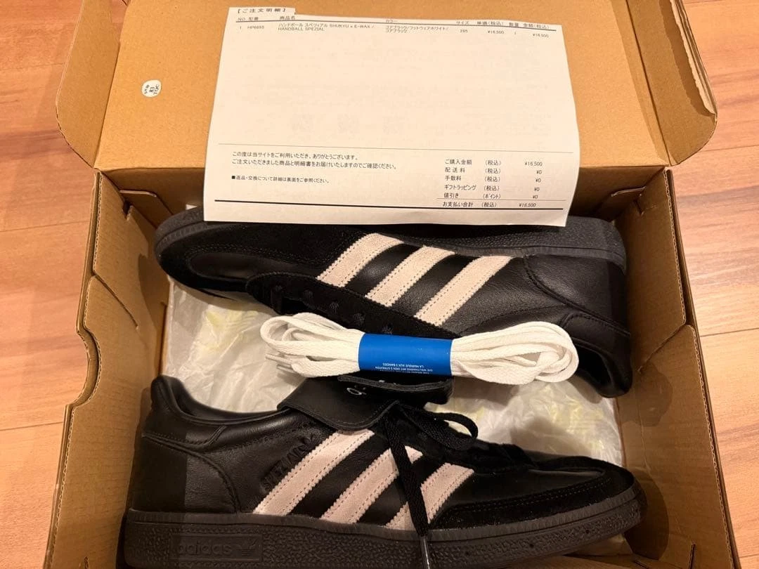 HANDBALL SPEZIAL 23.5㎝ SHUKYU adidas adidas Handball Spezial Shukyu × Ewax Black Men's - HP6695 - US