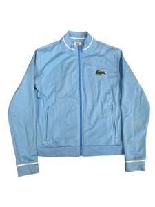 Lacoste Sport Track Jacket Womens Size 42 Blue Full Zip Activewear Lightweight - Bild 1 von 9