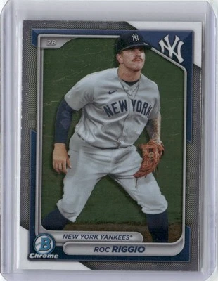 2024 BOWMAN CHROME PROSPECTS ROC RIGGIO NEW YORK YANKEES #BCP-70 - Image 1 of 2