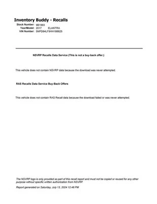 Pinza delantera izquierda conductor sedán construida en Estados Unidos para 17-20 ELANTRA 603429 Foto 1 de 4