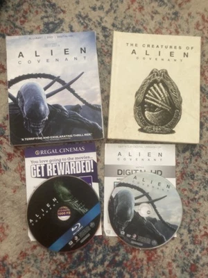 Alien Covenant - Limited Edition Blu + DVD Digibook w/ Slipcover - Creatures Art - Image 1 of 4