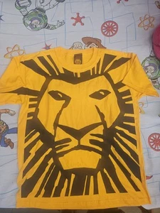 Disney The Lion King The Broadway Musical Yellow Graphic T-Shirt YOUTH M - Picture 1 of 4