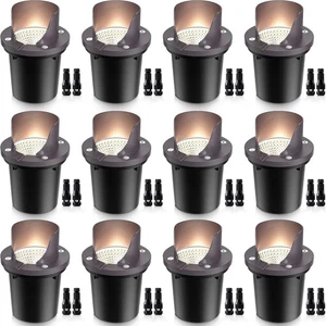 Confezione 12 Illuminazione Paesaggio Bassa Tensione 12W LED Esterno Interrato Impermeabile S... - Foto 1 di 7