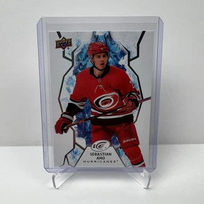 2021-22 Upper Deck Ice #71 Sebastian Aho Carolina Hurricanes - Image 1 of 2