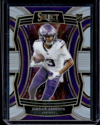 2023 Select Jordan Addison Phenomenon RC Silver Prizm #PH-JAD Vikings - Image 1 of 2