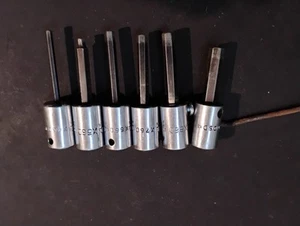 MAC Tools 1/8 - 5/16 SAE - 3/8 Drive -  Allen/Hex Key Long Bit Driver Set - Picture 1 of 3