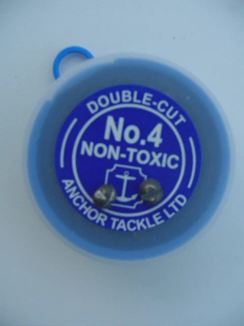 ANCHOR DOUBLE-CUT SHOT-in sizes: AAA/AB /BB/1/ 4/ 6/ 8/ SSG/ 2SSG FISHING TACKLE