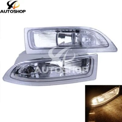 PAIR Front Fog Driving Lamp Light Clear Lens For Toyota Sienna w/Bulbs 2004 2005 - Image 1 of 4