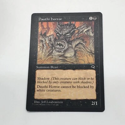 Magic The Gathering Dauthi Horror Creature Common Summon Beast Tempest Vintage - Image 1 of 4