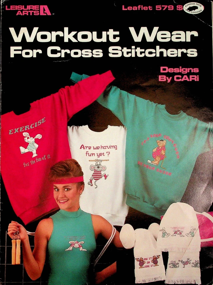 Workout Wear Samplers Cross Stitch Pattern By Leisure Arts - Image 1 of 3