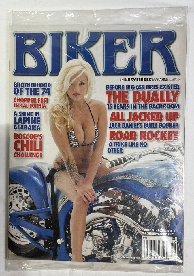 Biker by Easyriders Magazine October 2000 VG David Mann Motorcycle Art Wyoming