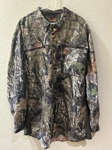 GAME WINNER Men’s 2XL Long Sleeve Camo Vented Fishing Hunting Shirt Light Weight - Picture 1 of 8