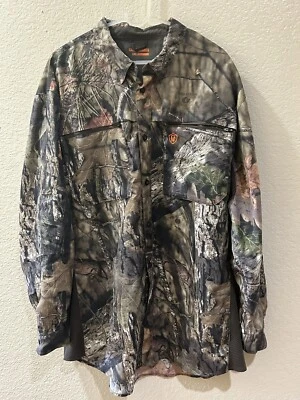 GAME WINNER Men’s 2XL Long Sleeve Camo Vented Fishing Hunting Shirt Light Weight - Image 1 of 4