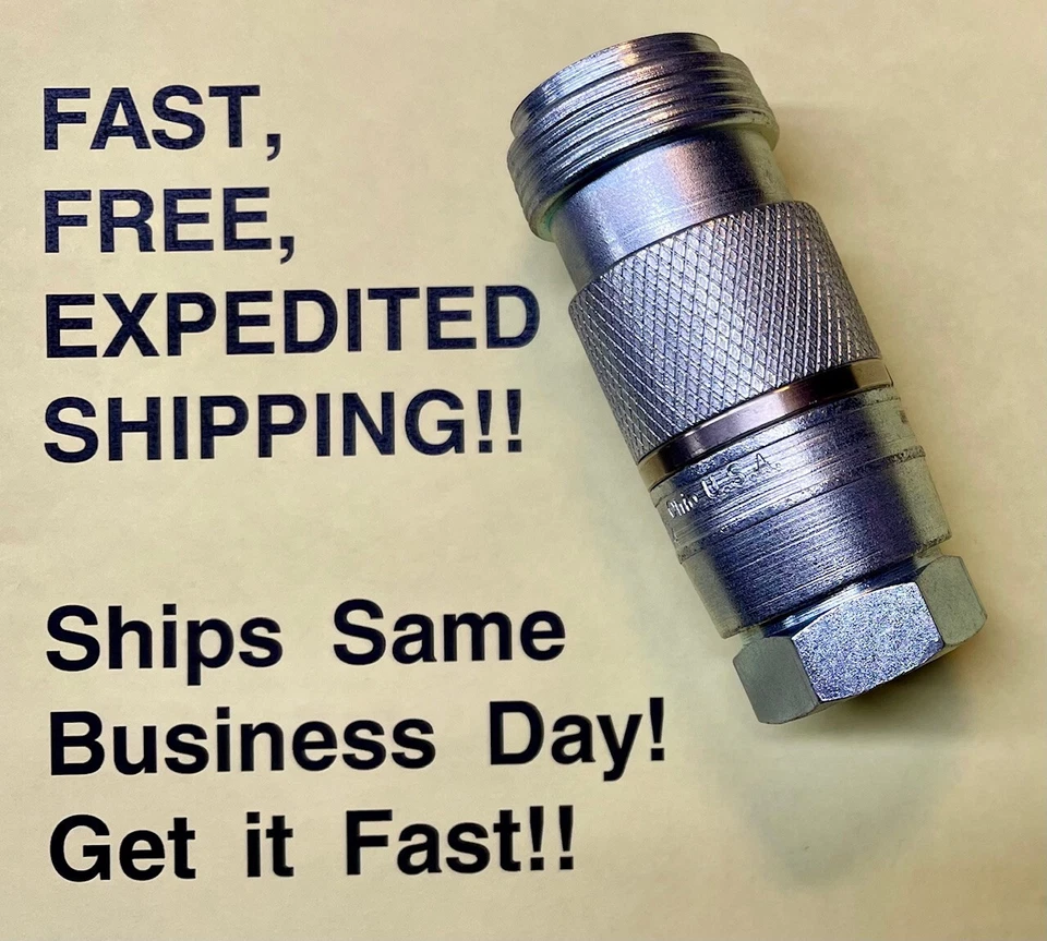 ARO 23204-400 Full Bore Disconnect w/Valve; FREE SAME DAY EXPEDITED SHIPPING! - Image 1 of 1