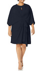 NEW London Times Shawl Draped Dress Mother of The Bride 18W