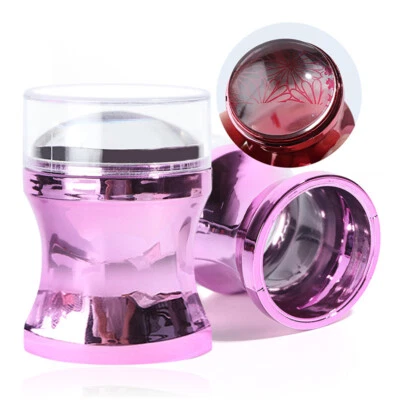 MARKENLOS Nail Art Silikon Stamping Stempel Schaber Set Diy Transfer Maniküre Werkzeug; >