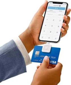 Credit Card Reader Chip Machine for Mobile Phones, iPhone iPad, Square - Picture 1 of 8