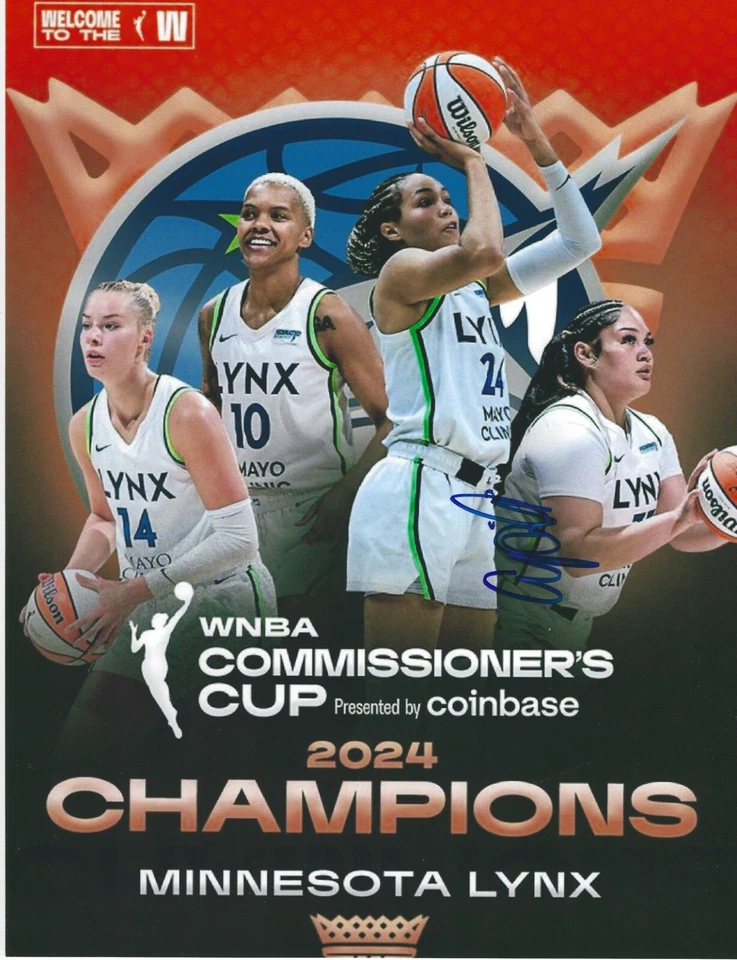 ALISSA PILI Signed 8.5 x 11 Photo WNBA Basketball MINNESOTA LYNX Utah Utes - Image 1 of 1