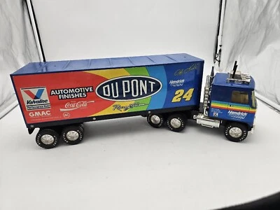 Semirremolque Nylint GMC Jeff Gordon 24 NASCAR DUPONT de 18 ruedas usado  Foto 1 de 4