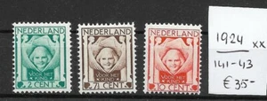 Paesi Bassi Paesi Bassi @ 1924 Nvph 141/143 nuovi di zecca € 35,00 @ nl.36a - Foto 1 di 1