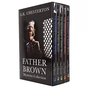 Father Brown Mysteries by G. K. Chesterton 5 Books Box Set - Fiction -Paperback - Picture 1 of 4