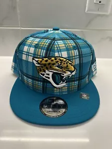 New Era 9FIFTY Jacksonville Jaguars 2024 On-Field Statement Plaid Snapback Hat - Picture 1 of 5