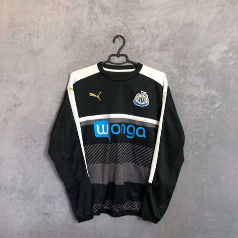 Newcastle United Training Jacket Long Sleeve Puma Polyester Mens Size L Cover