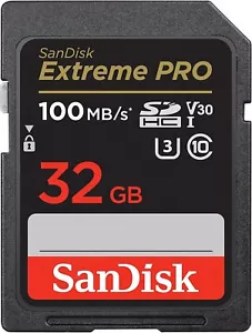 SanDisk 32GB Extreme PRO SDHC UHS-I Memory Card - Photo 1 sur 6