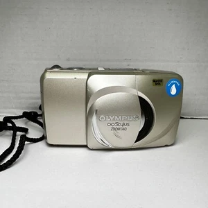 Olympus Stylus Zoom 140 Camera 35mm All Weather - FOR PARTS OR REPAIR - Picture 1 of 7