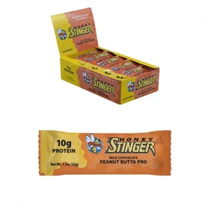 HONEY STINGER FOOD HS BAR PROTEIN SM PEANUTBUTA PRO *NEW UPC* BXof15 - Picture 1 of 1