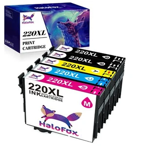 220 XL Ink Cartridge 220XL for Epson WorkForce WF2650 WF2660 WF2750 Printer - Picture 1 of 11