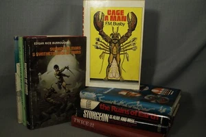9 Vintage Sci-Fi Hardcover books The Ruins of Earth Fifth Planet Twice 22 Cage a - Picture 1 of 7